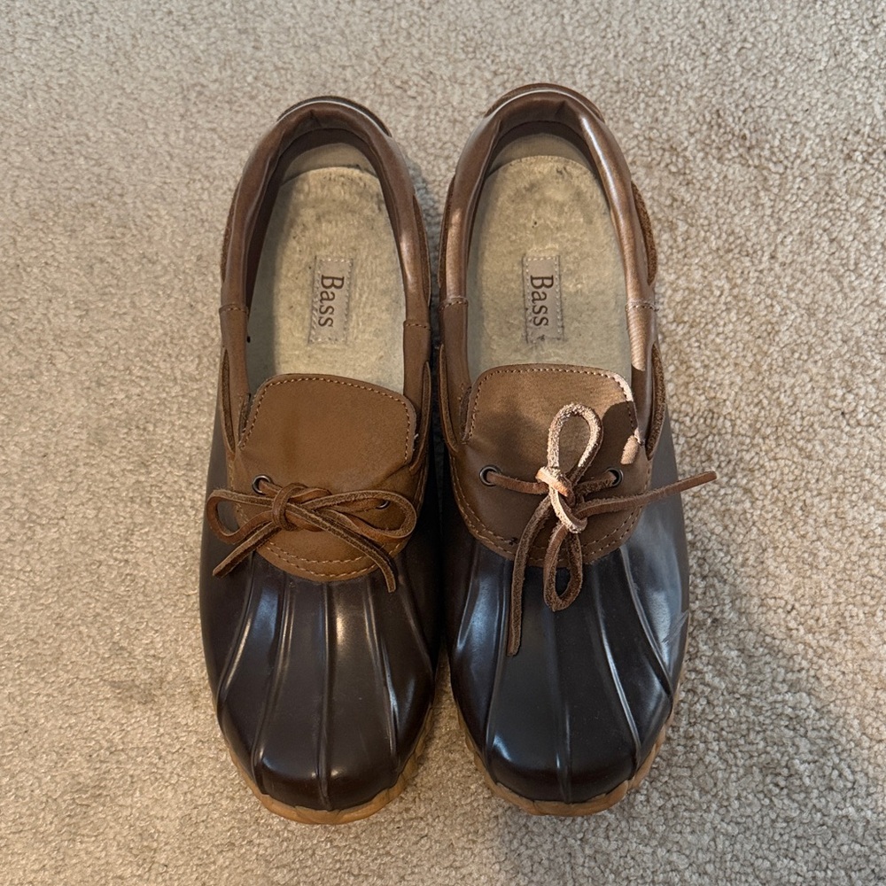 Bass Two-Tone Brown Rain Shoes